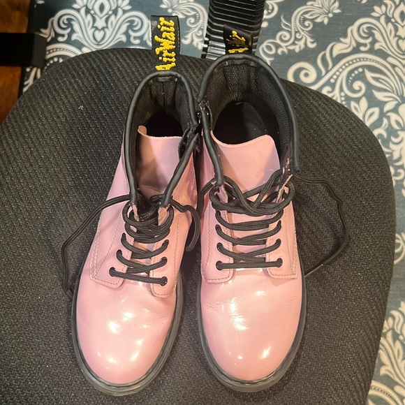 Dr. Marten Pink Leather Boots - Picture 3 of 16